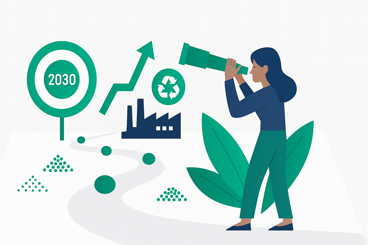 Visão ValloPlas: horizonte, metas e liderança sustentável até 2030